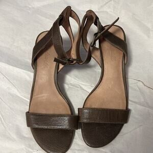 MADEWELL ALICE BROWN LEATHER SANDALS SIZE‎ 6